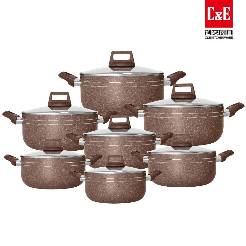 14 pc Saucepan cookware set