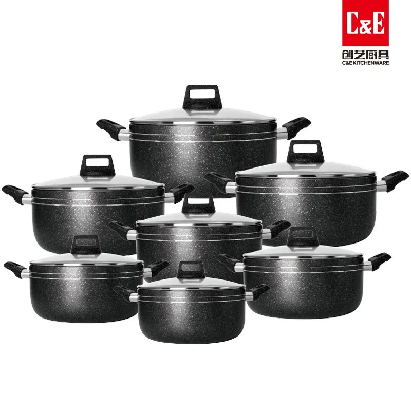 14 pc Saucepan cookware set