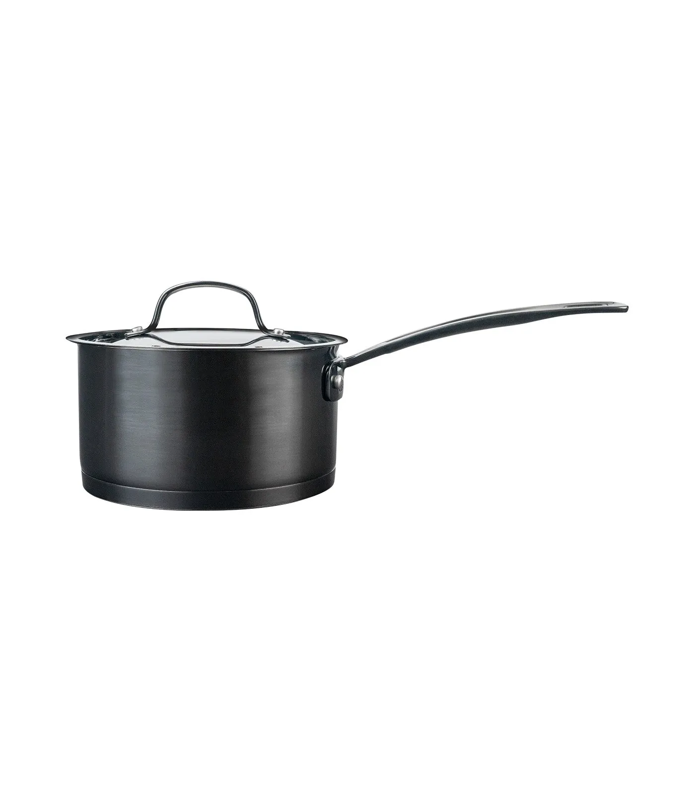 2.5 Quart Stainless Steel Saucepan Black Mica Shine