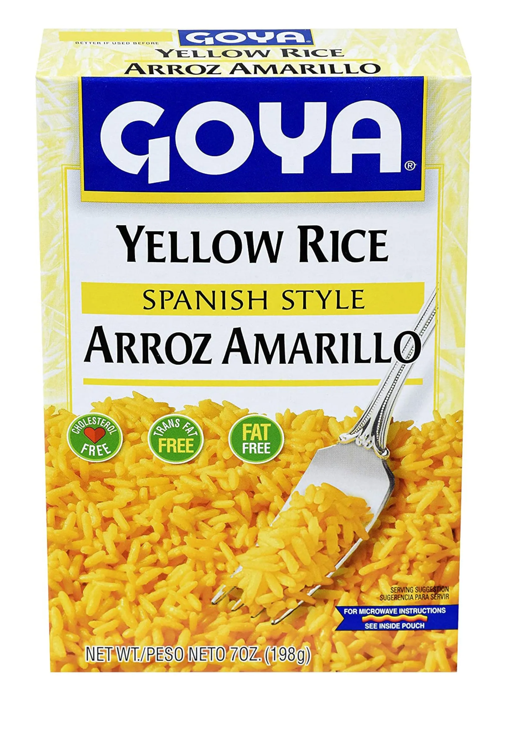 (3 Pack) Goya Yellow Rice, Spanish Style 7 oz Arroz Amarillo - New