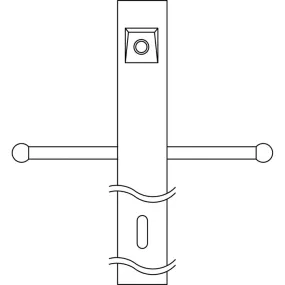 3 x 84 Direct Burial Post w/ Ladder Rest / Ext Photocell