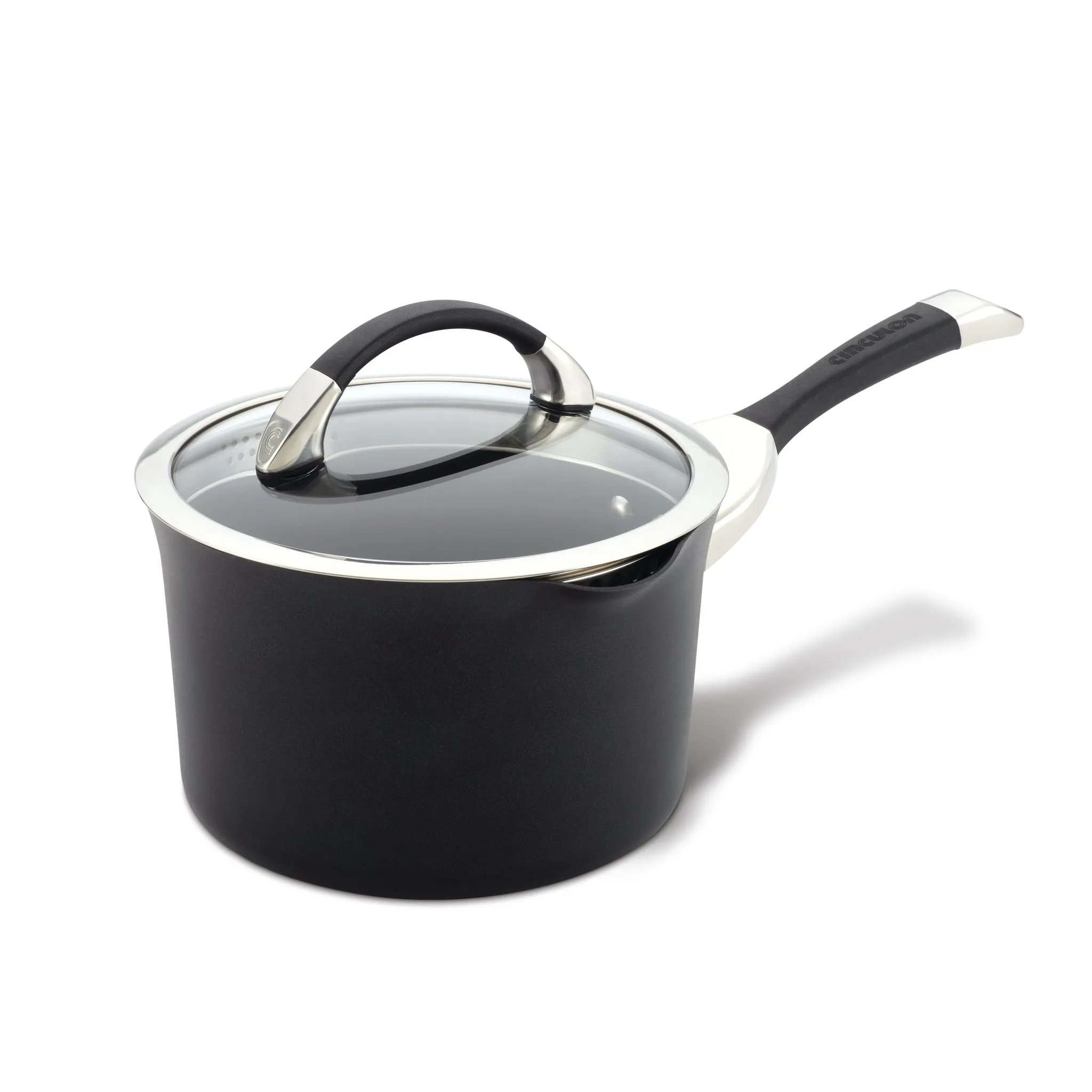 3.5-Quart Nonstick Straining Saucepan