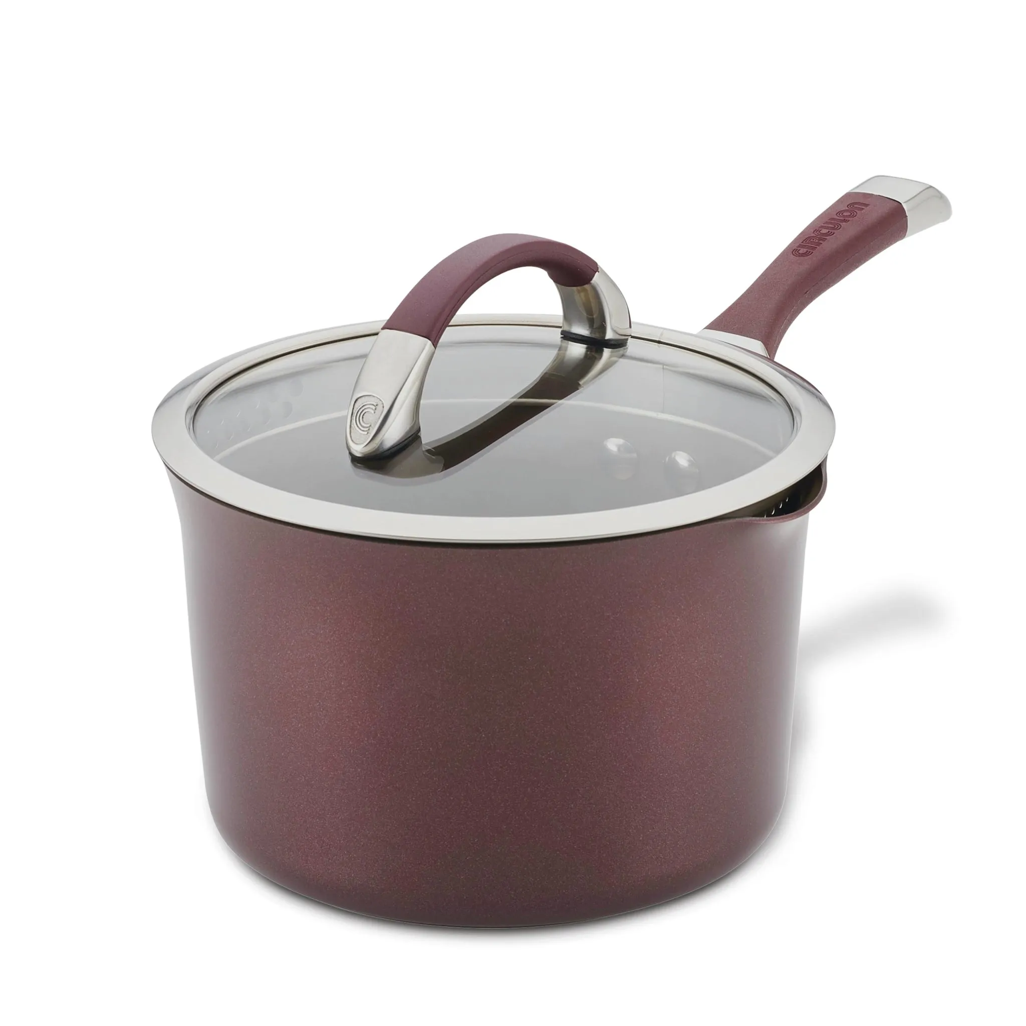 3.5-Quart Nonstick Straining Saucepan