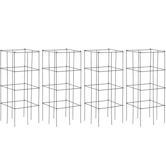 4 Pack Garden Trellis for Climbing Plants for Flower Vegetable