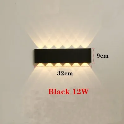 4W 6W 8W 12W LED Wall Light Outdoor Waterproof Modern Nordic style Indoor Wall Lamps Living Room Porch Garden Lamp AC90-260V