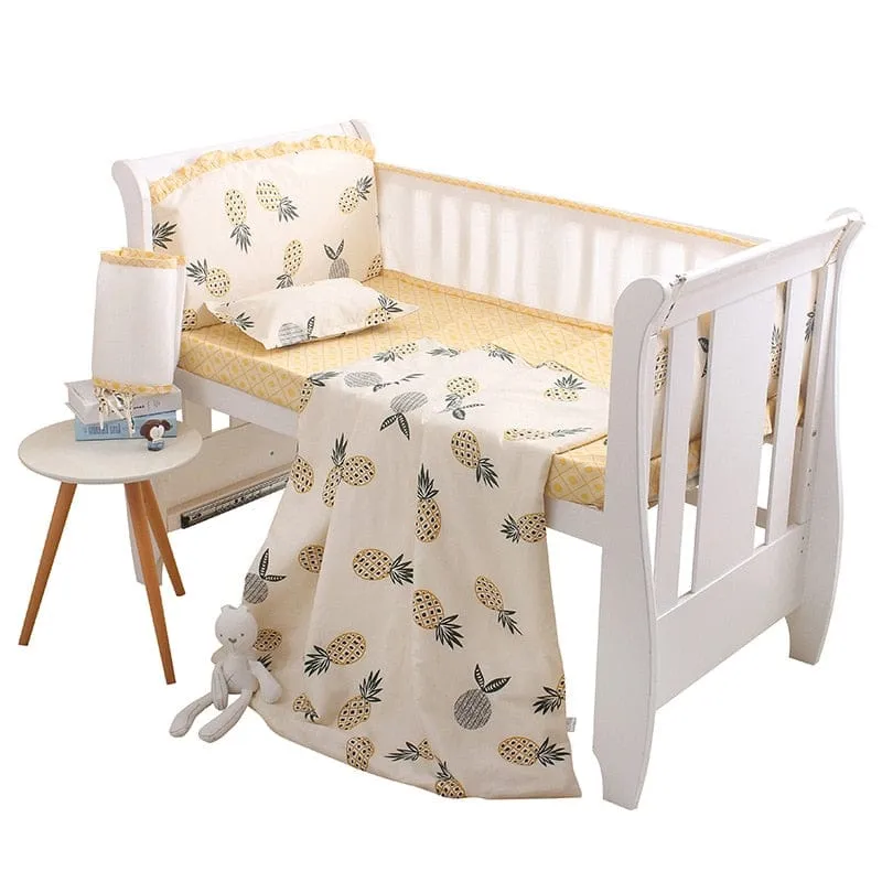 5 PC Set Baby Crib Bedding Sets - Cactus