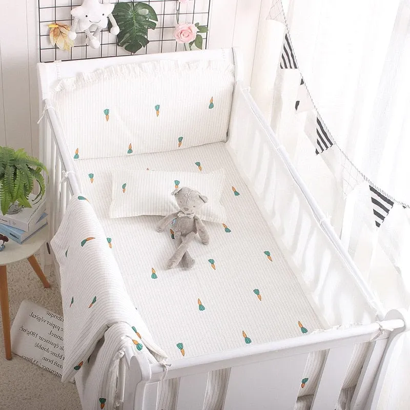 5 PC Set Baby Crib Bedding Sets - Cactus