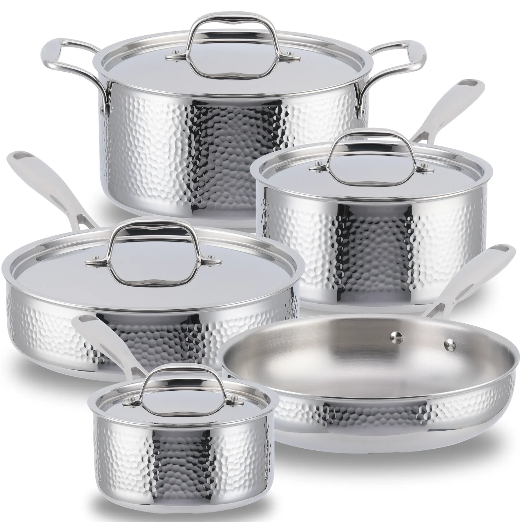 9 Piece Stainless Steel Cookware Set