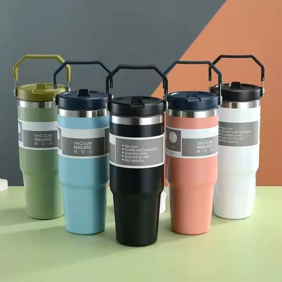 900ml Stainless Steel Insulated Tumbler with Handle