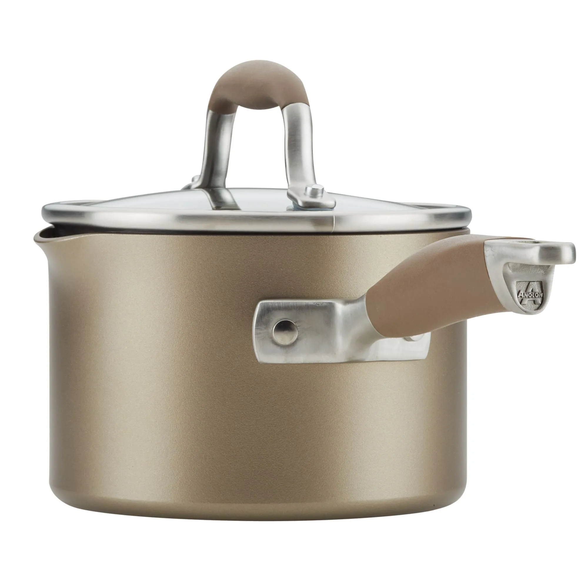 Advanced Home 2-Quart Straining Saucepan