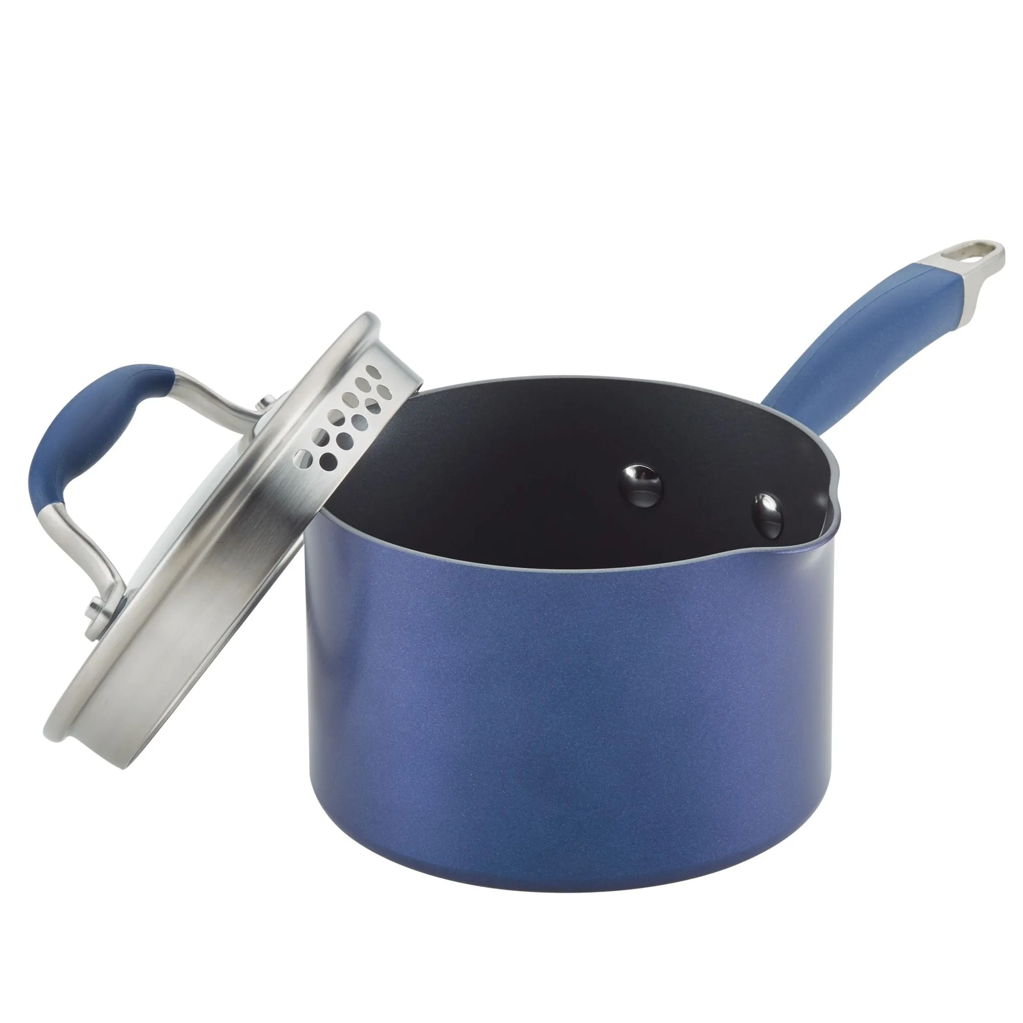 Advanced Home 2-Quart Straining Saucepan