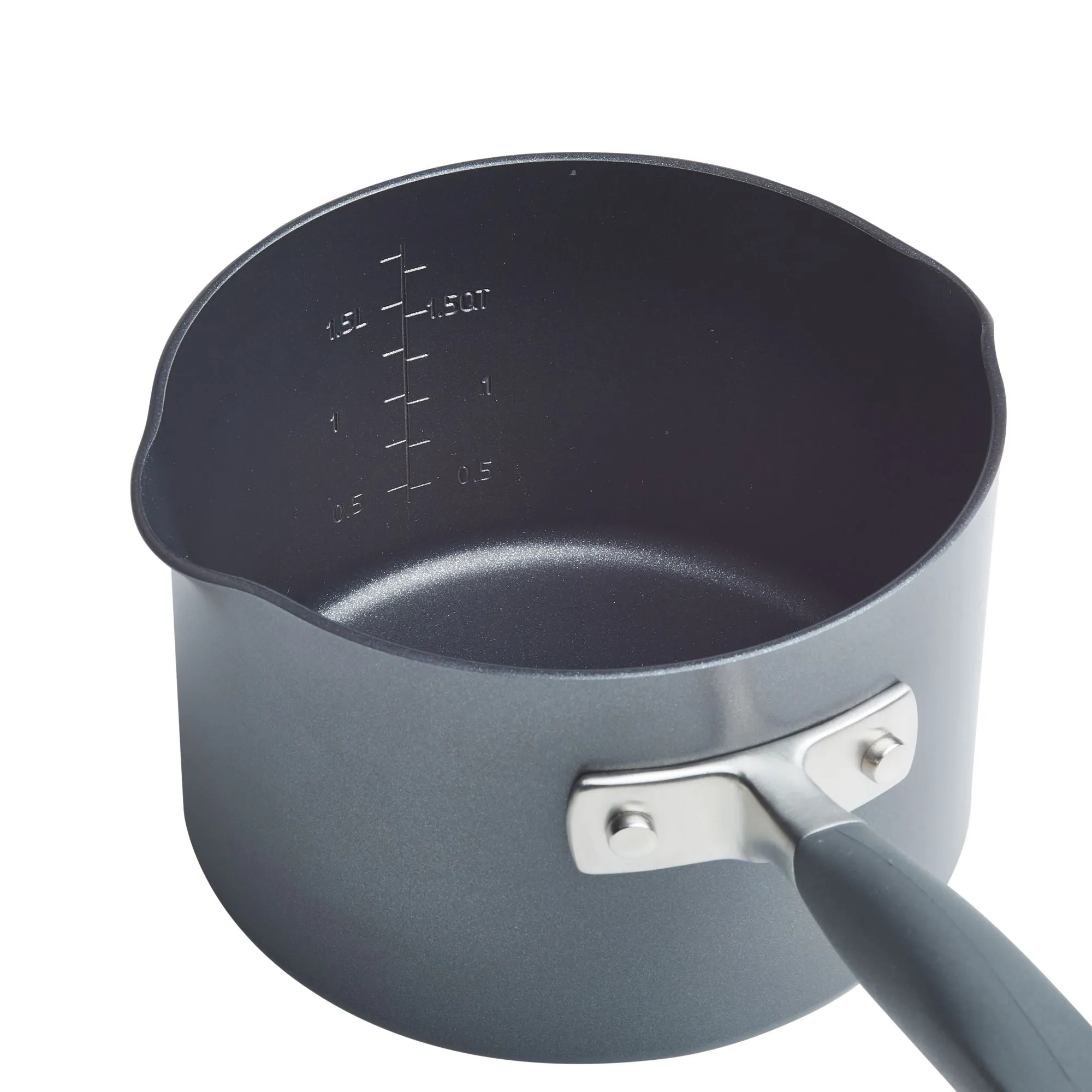 Advanced Home 2-Quart Straining Saucepan