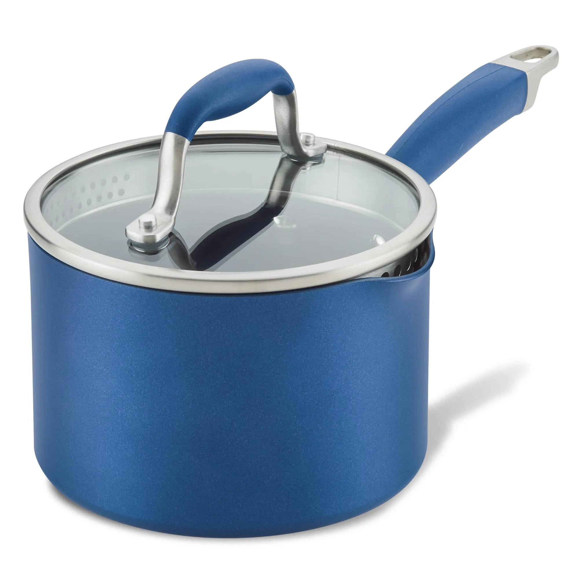 Advanced Home 2-Quart Straining Saucepan