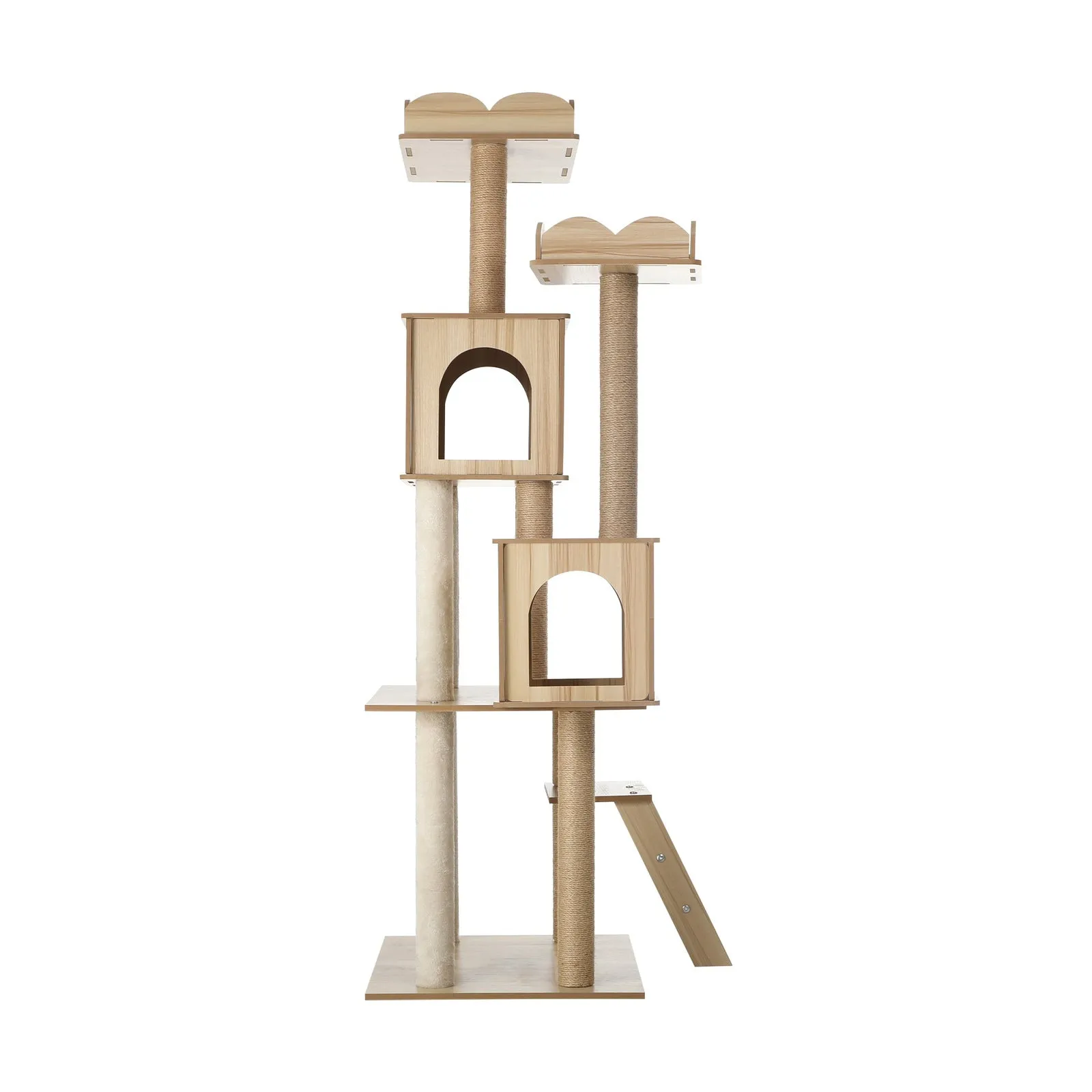 Alopet Cat Tree Tower Scratching Post House Bed Wood Scratcher Condo 161cm