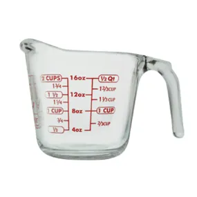 Anchor Hocking 55177AHG18 Measuring Cup, 16 oz., Glass