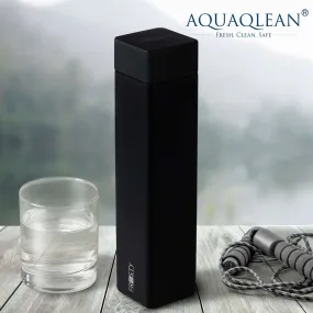 Aquaqlean Frosty Water Bottle - Matte Black (Pack of 4 pcs)