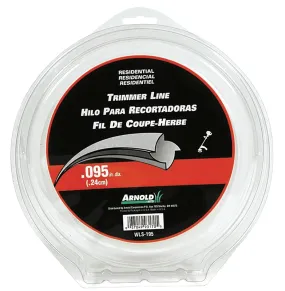 ARNOLD WLS-195 Trimmer Line, 0.095 in Dia, 220 ft L, Nylon :EA: QUANTITY: 1