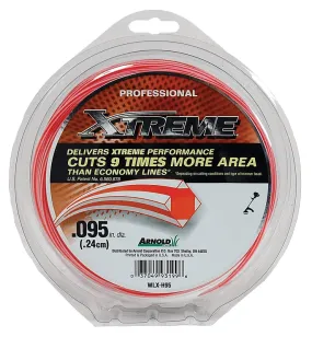 Arnold Xtreme Professional WLX-H95 Trimmer Line, 0.095 in Dia, 100 ft L, Monofilament :EA: QUANTITY: 1