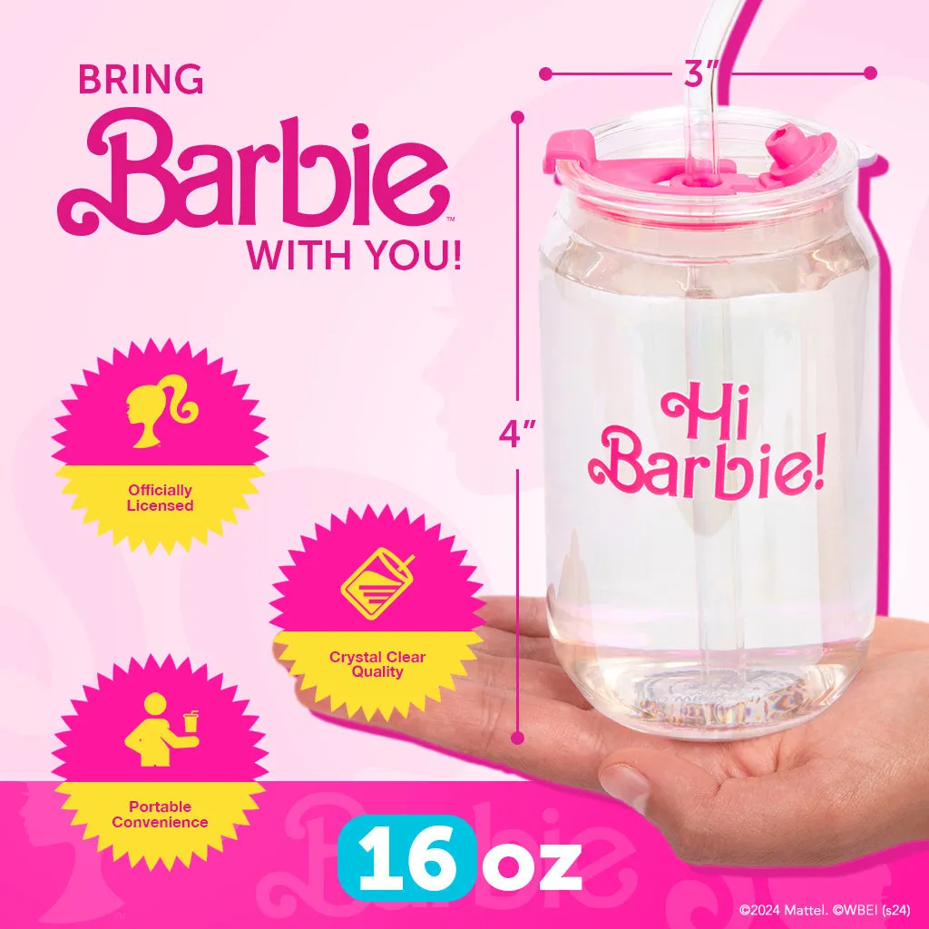 Barbie™ the Movie X Dragon Glassware® Hi Barbie! Hi Ken! Drinking Glasses