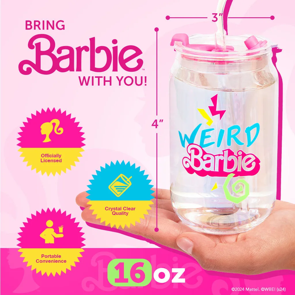 Barbie™ the Movie X Dragon Glassware® Weird Barbie™ Drinking Glasses