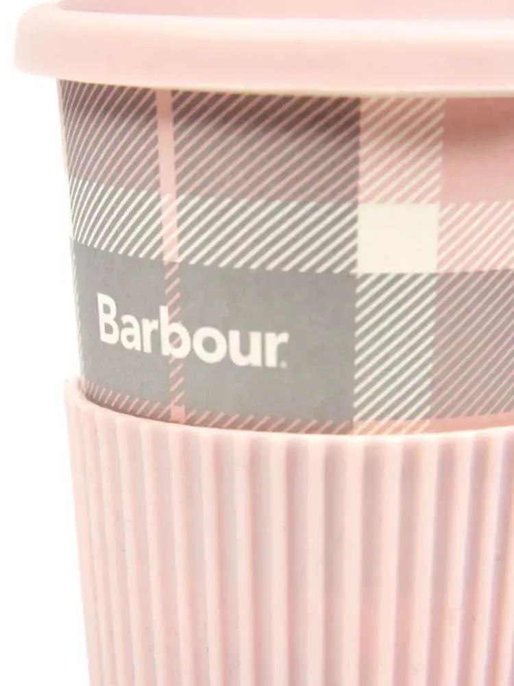 BARBOUR Travel Mug - Pink Tartan