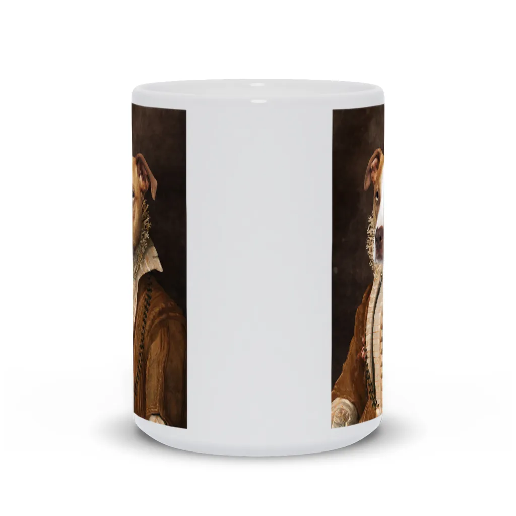 BARONESS OF BROWN CUSTOM PET PORTRAIT MUG