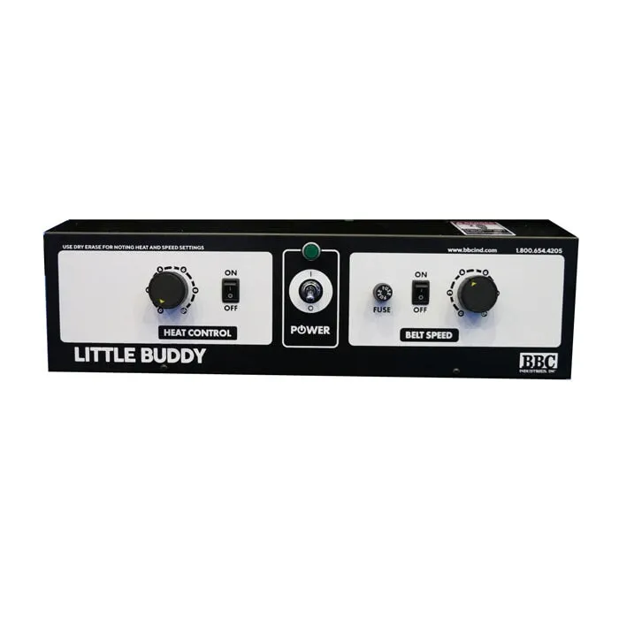 BBC Little Buddy Conveyor Dryer 5.5ft. Long x 18" Belt, 120V, 2000 Watts