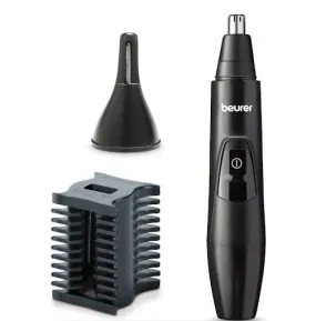 Beurer Precision Trimmer Black Incl. 3 Attachments For Trimming And Shaping Eyebrows Nose A