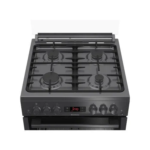 Blomberg GGN65N 60cm Double Oven Gas Cooker with Gas Hob Anthracite