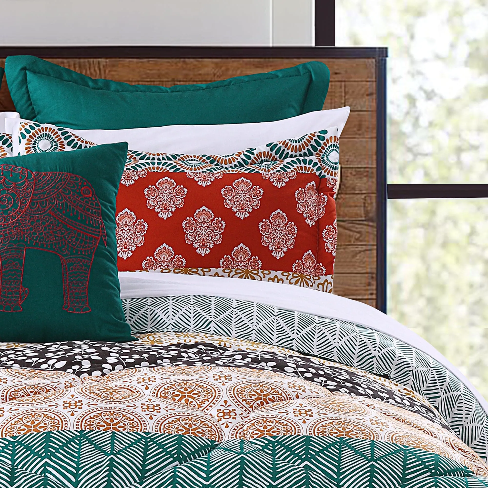 Bohemian Stripe 7 Piece Comforter Set