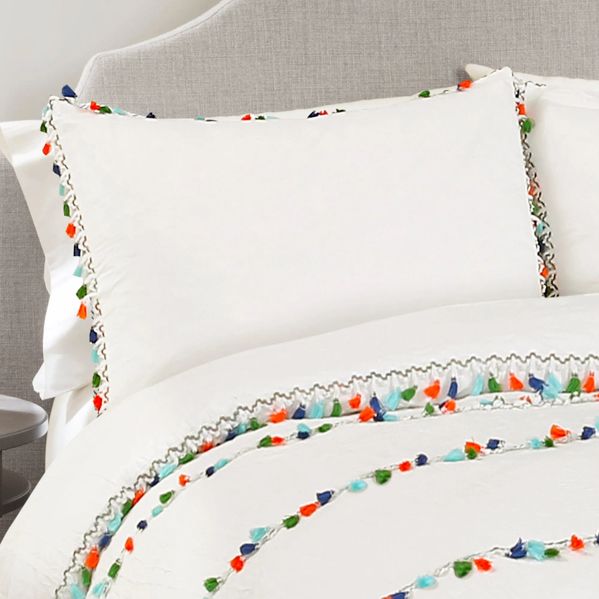 Boho Tassel 3 Piece Comforter Set