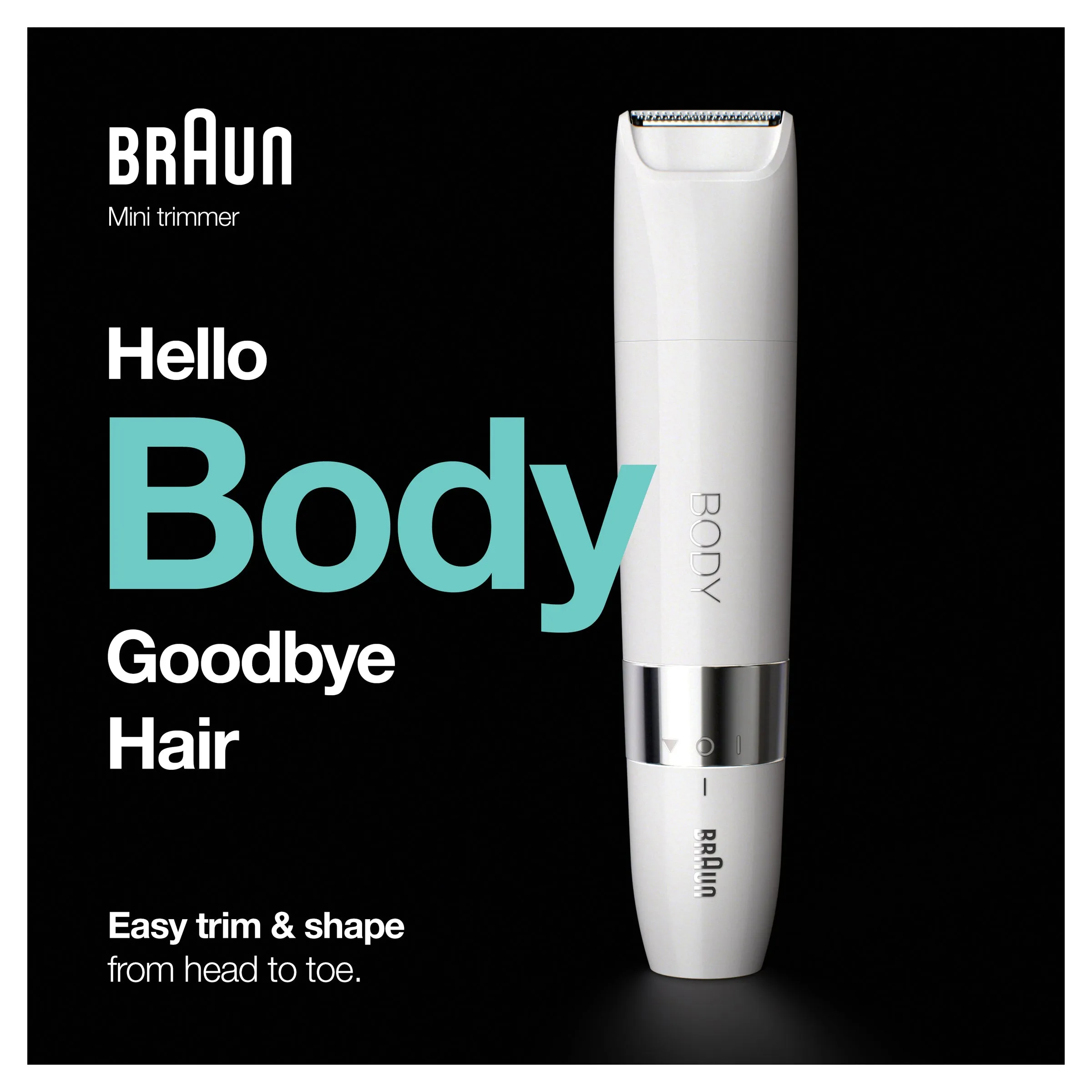 BRAUN Body Mini Trimmer BS1000 1ea