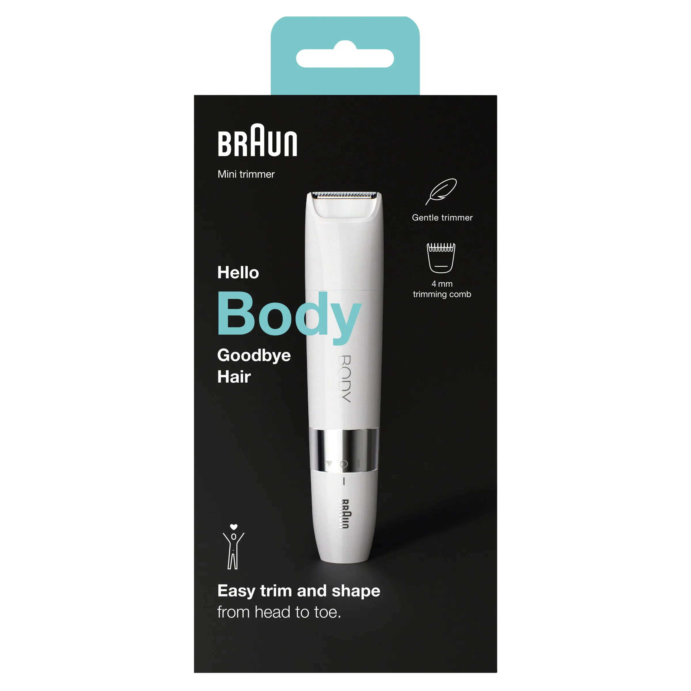 BRAUN Body Mini Trimmer BS1000 1ea