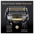 Braun Series 9 Pro 9575cc Wet & Dry Electric Shaver with Clean & Charge System