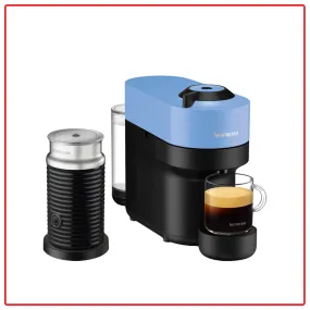 [Bundle Deal] Nespresso Vertuo Pop GDV2 (Pacific Blue) Coffee Machine & Aeroccino Milk Frother