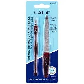 Cala Value Pack: Cuticle Trimmer & Sapphire File