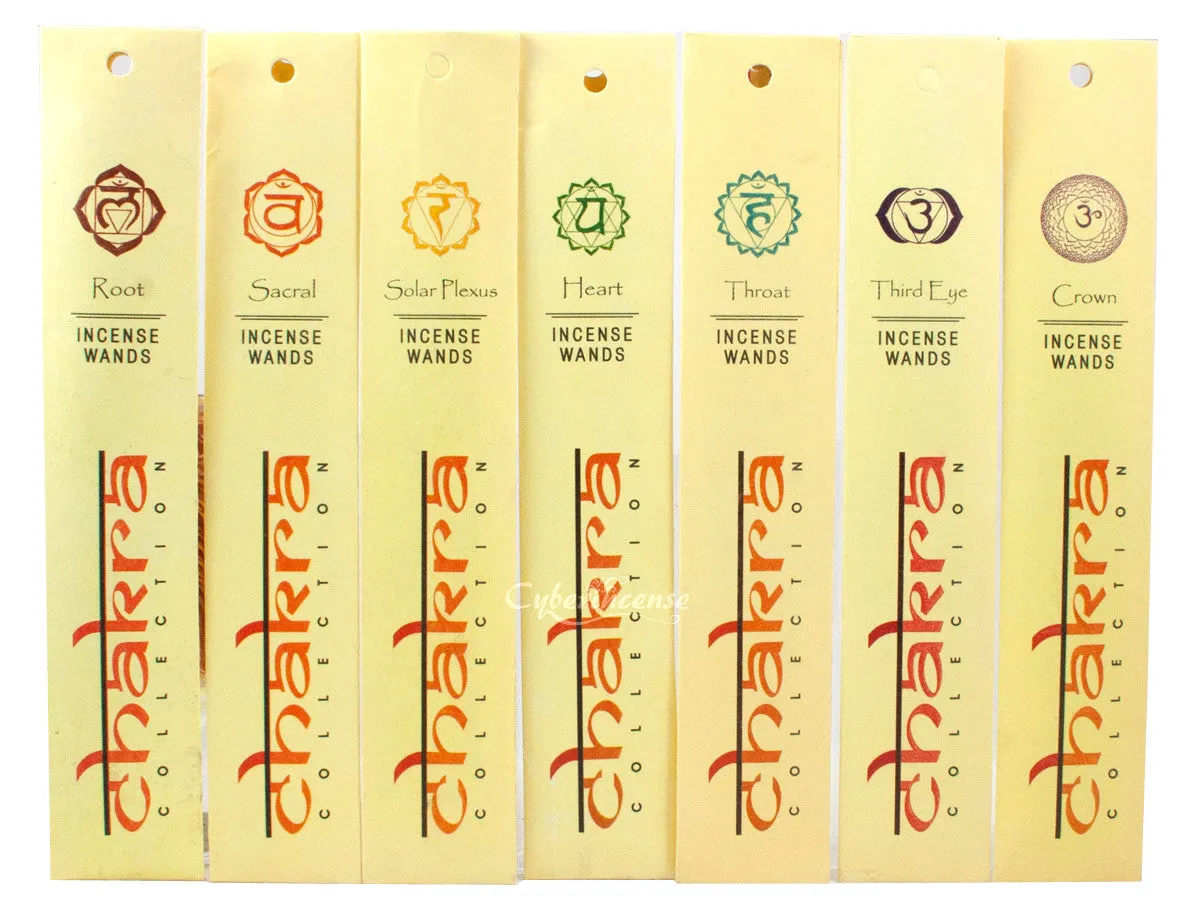 Chakra Natural Incense Wands (Mix & Match)