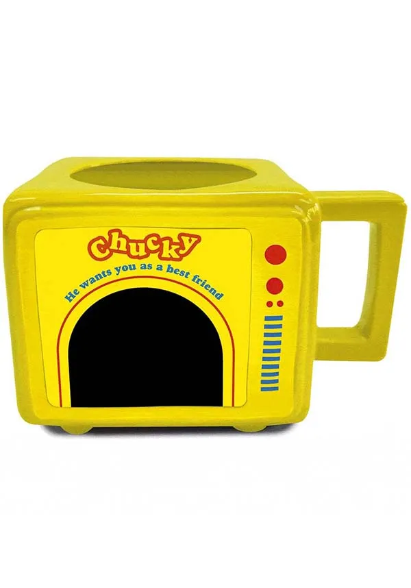 Chucky: Face Retro TV | HEAT CHANGE MUG