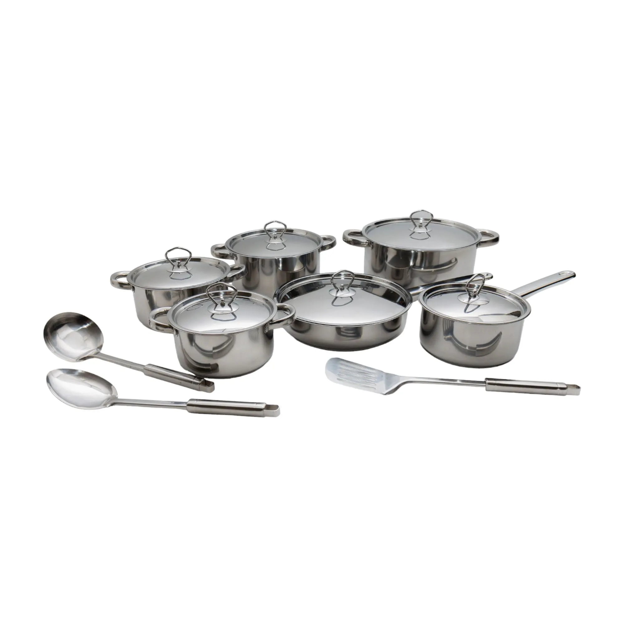 Chukbok Cookware Pot 15pc Set Stainless Steel P591