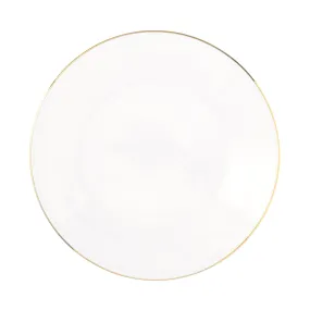 Clear Glass Plate Gold