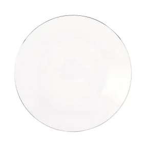 Clear Glass Plate Silver