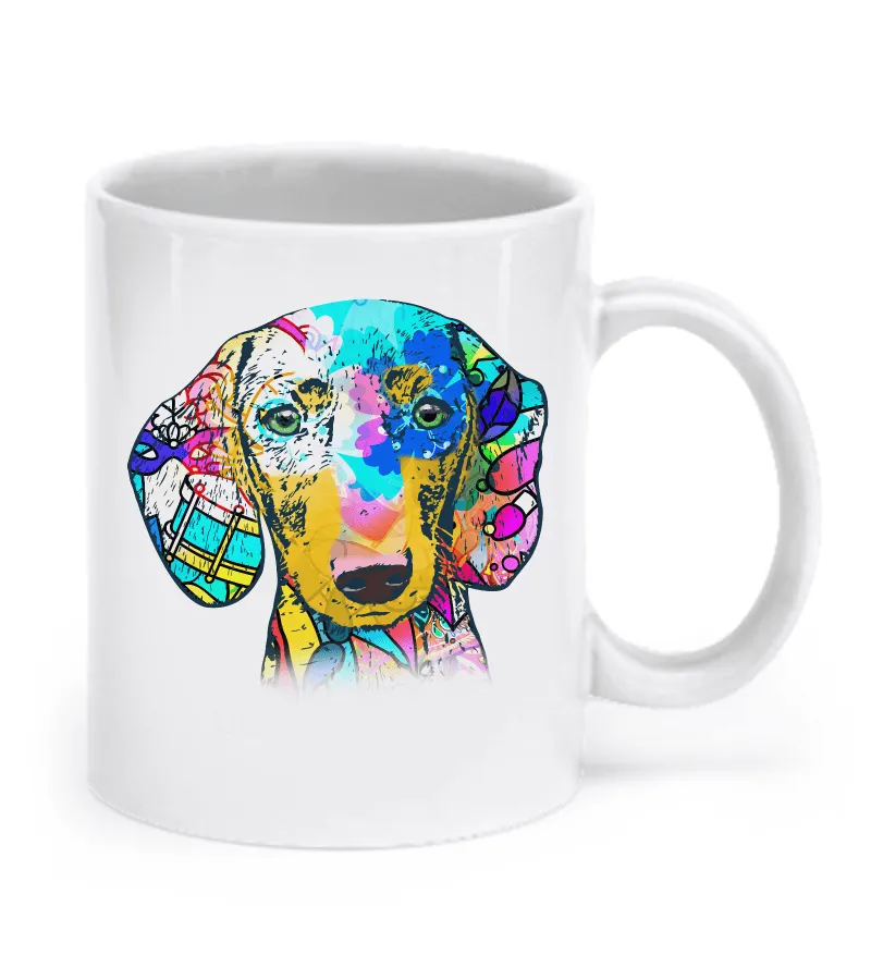 Colorful Dachshund Mug