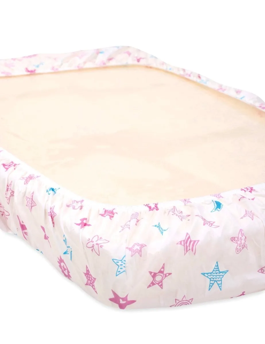 Combo of Baby Crib Sheet - Dreamy Animals and Magical Unicorn