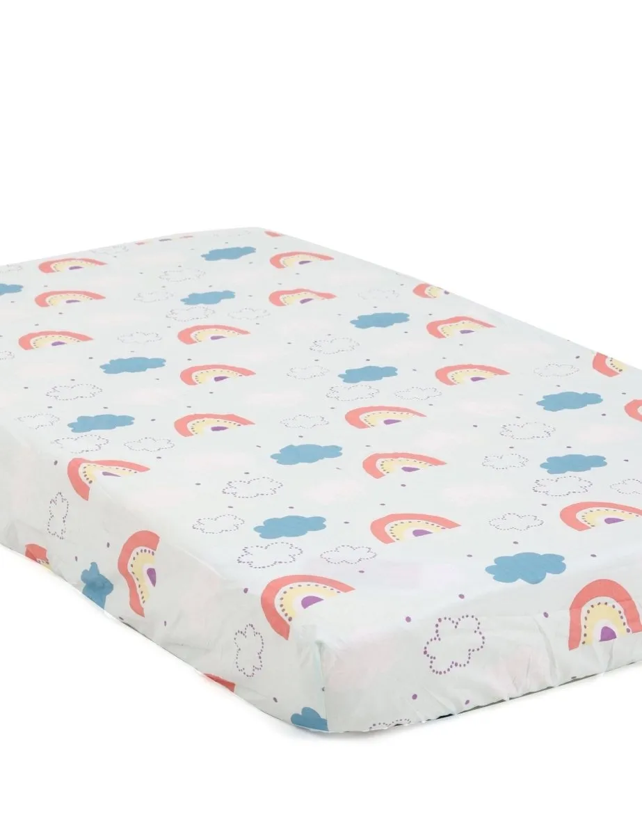 Combo of Baby Crib Sheet - Dreamy Animals and Magical Unicorn