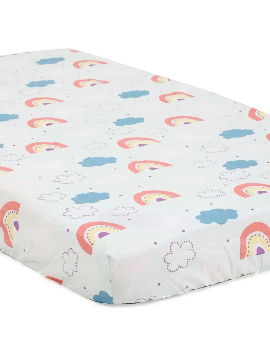 Combo of Baby Crib Sheet - Dreamy Animals and Magical Unicorn