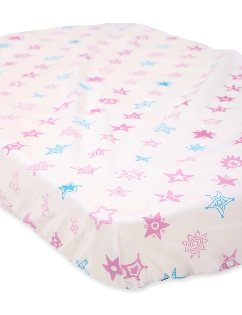 Combo of Baby Crib Sheet - Dreamy Animals and Magical Unicorn