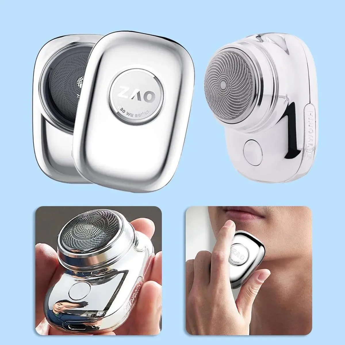 Compact Mini Electric Shaver