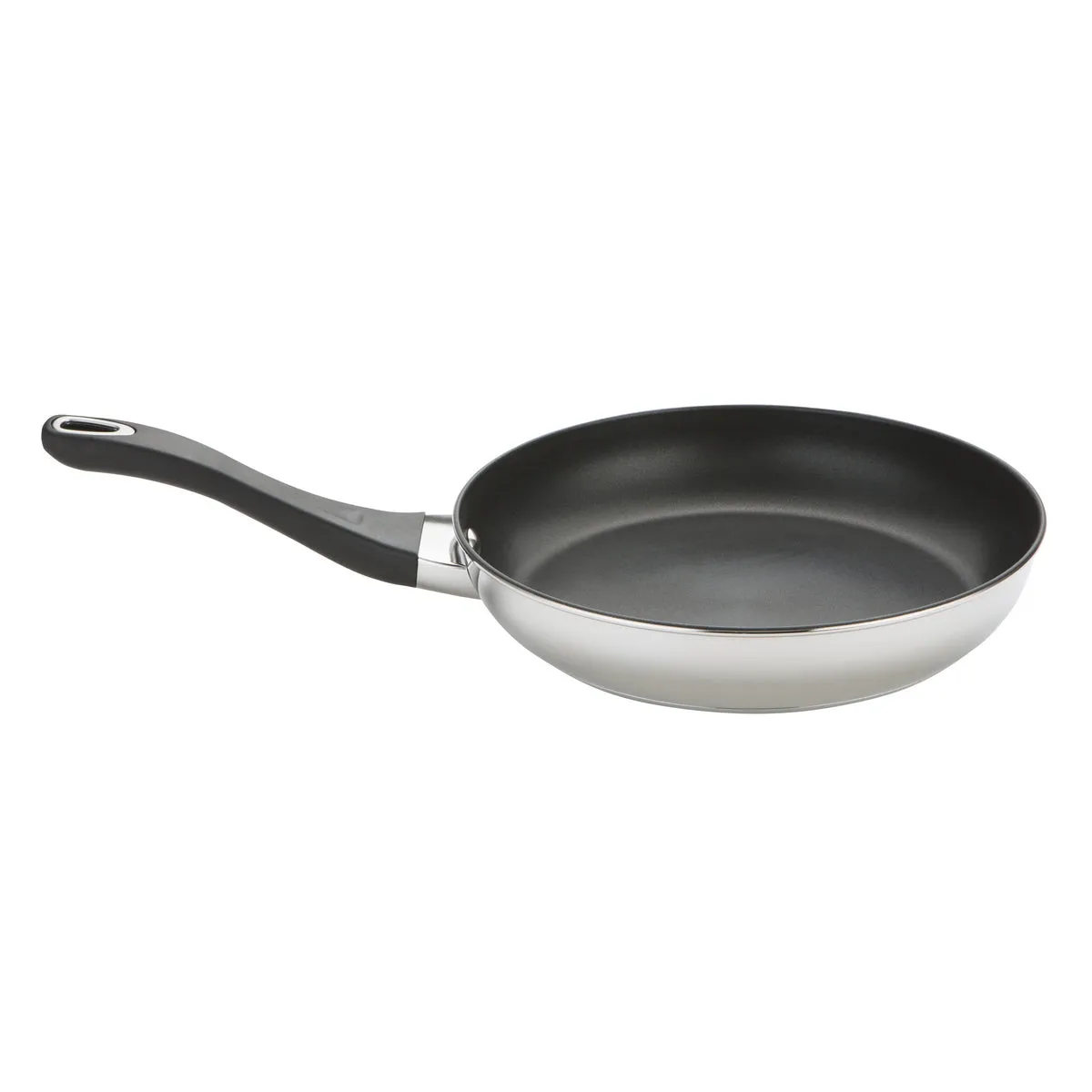 Cook & Strain: Stainless Steel Frying Pan & Saucepans with Straining Lids - 4 Piece