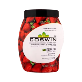 COSWIN STRAWBERRY KERATIN HAIR CREAM 1000G