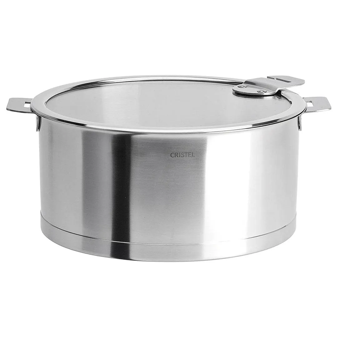 Cristel Strate Stainless Steel Saucepan With Lid